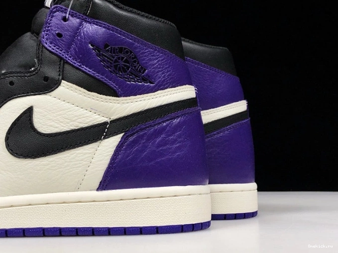 One Kick Jordan 1 555088-501 Air Court Purple 0715